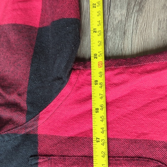 Athleta red and black lumberjill flannel - Picture 6 of 9